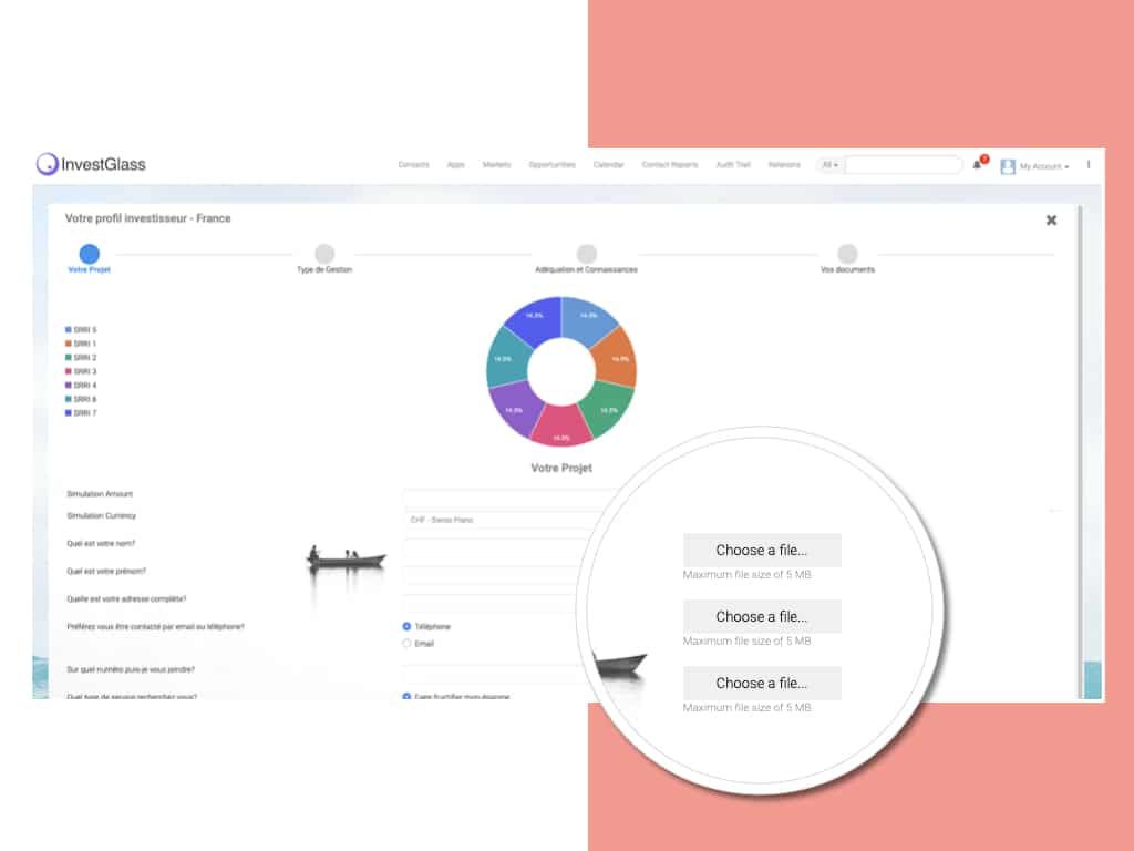 Digital onboarding with InvestGlass