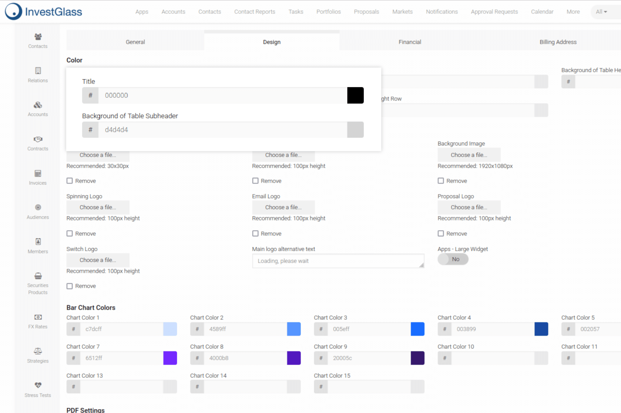 Design pages