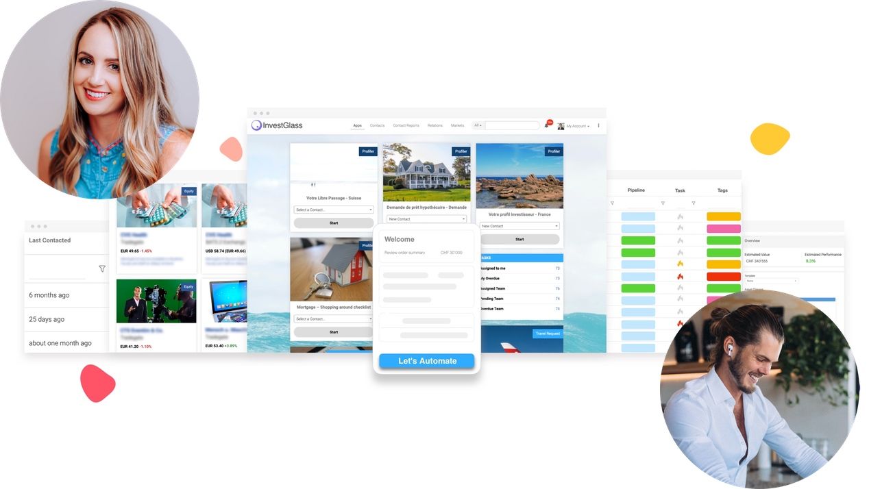InvestGlass Swiss CRM