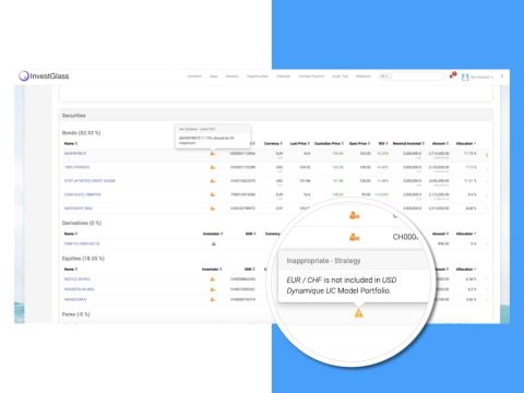 Software de gerenciamento de portfólio InvestGlass