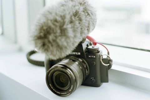 cámara Fujifilm X-T3 negra