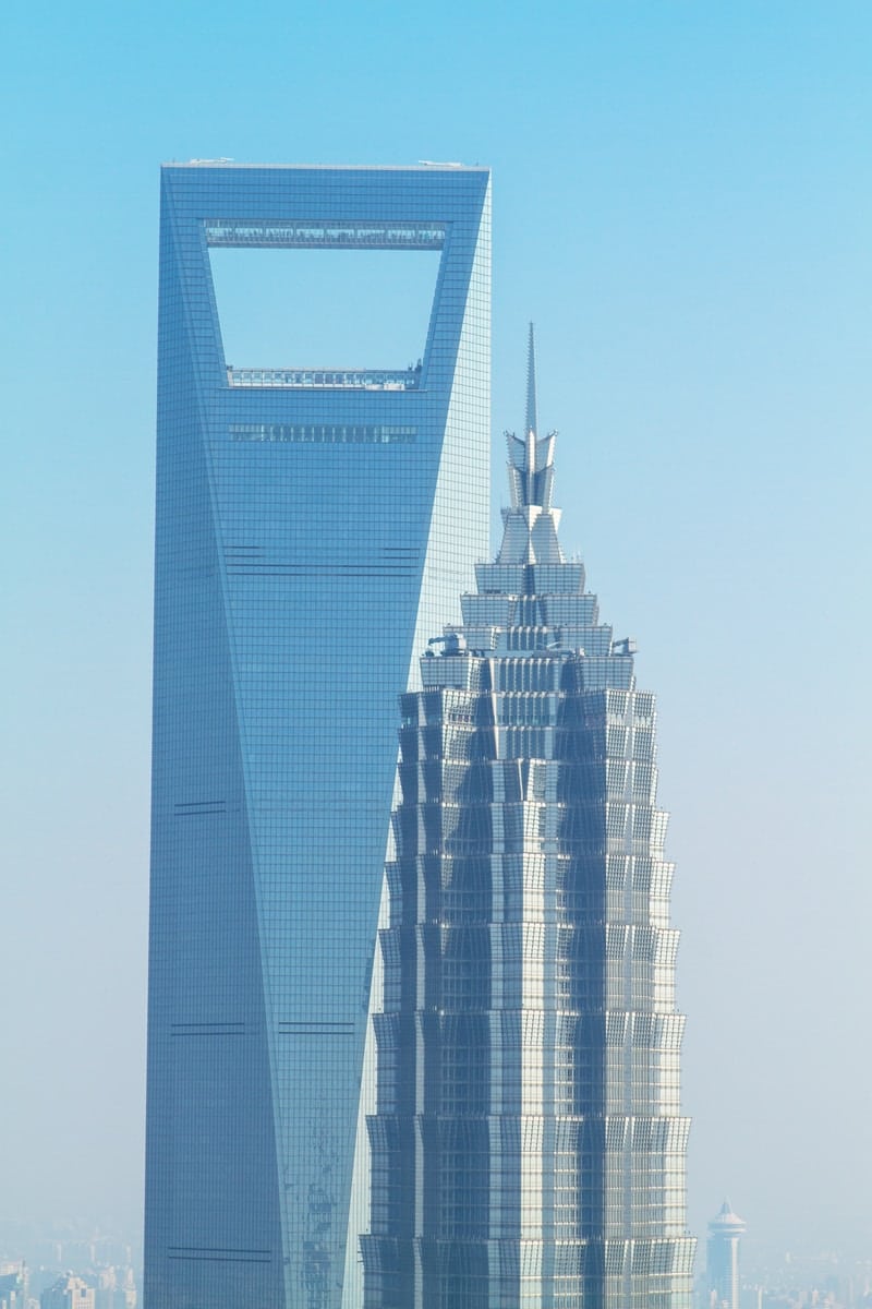 纽约帝国大厦和世贸中心