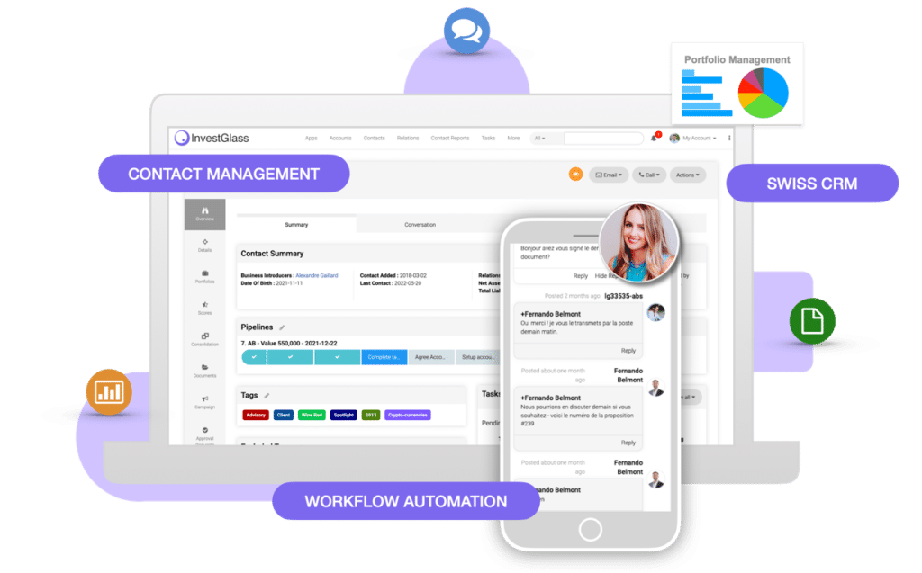 InvestGlass le CRM suisse
