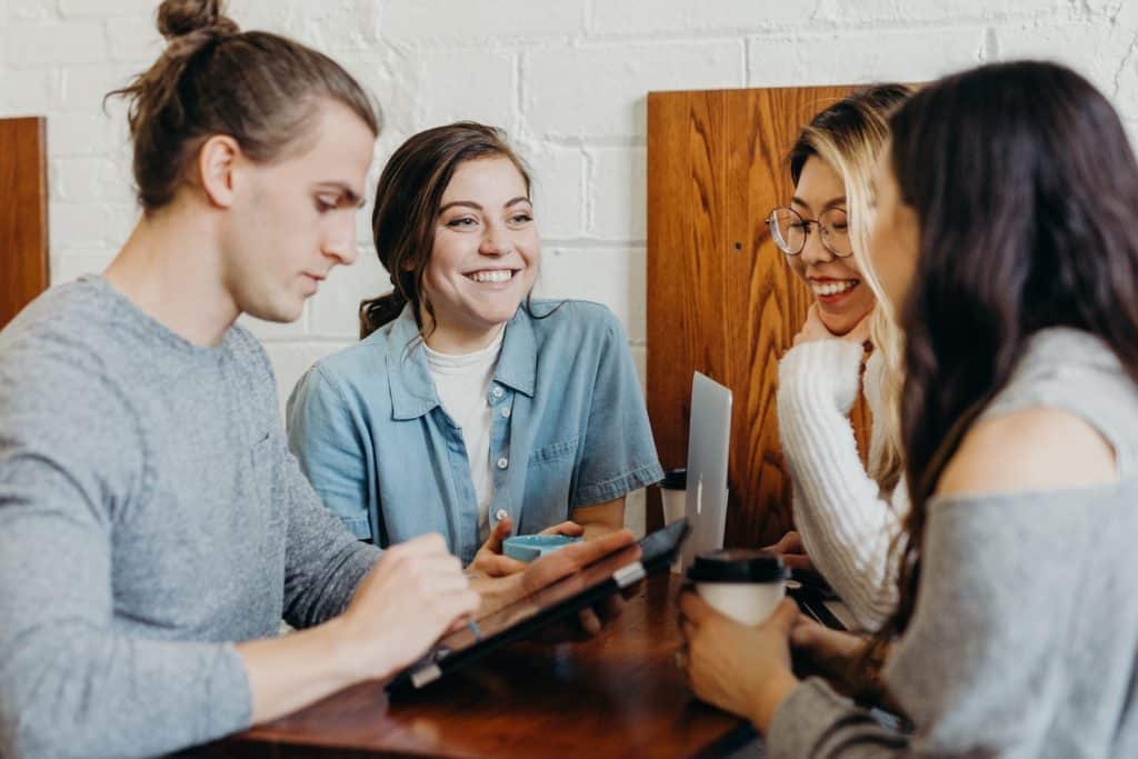 Verwendung eines Tablets für das Onboarding