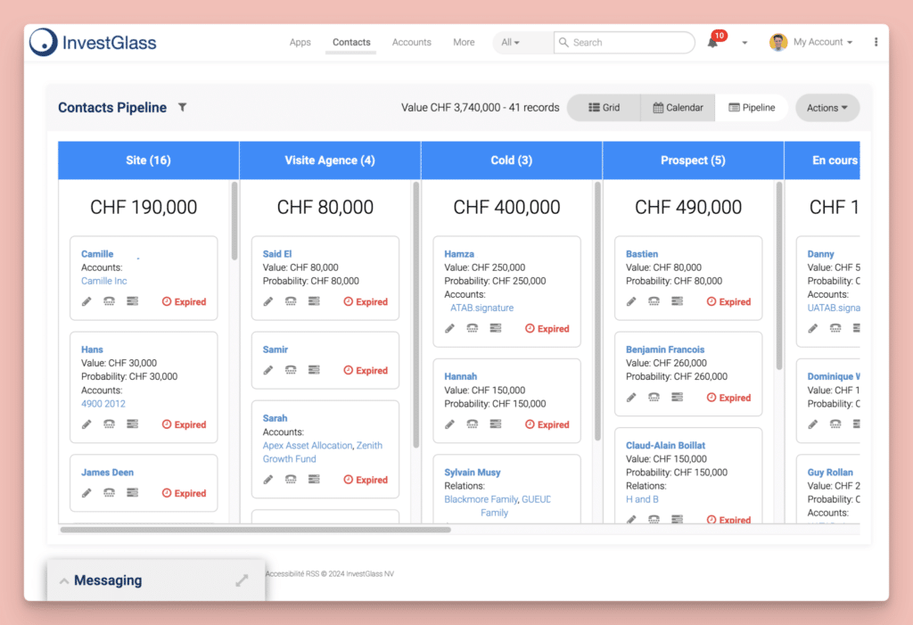 Scale service for retail banking