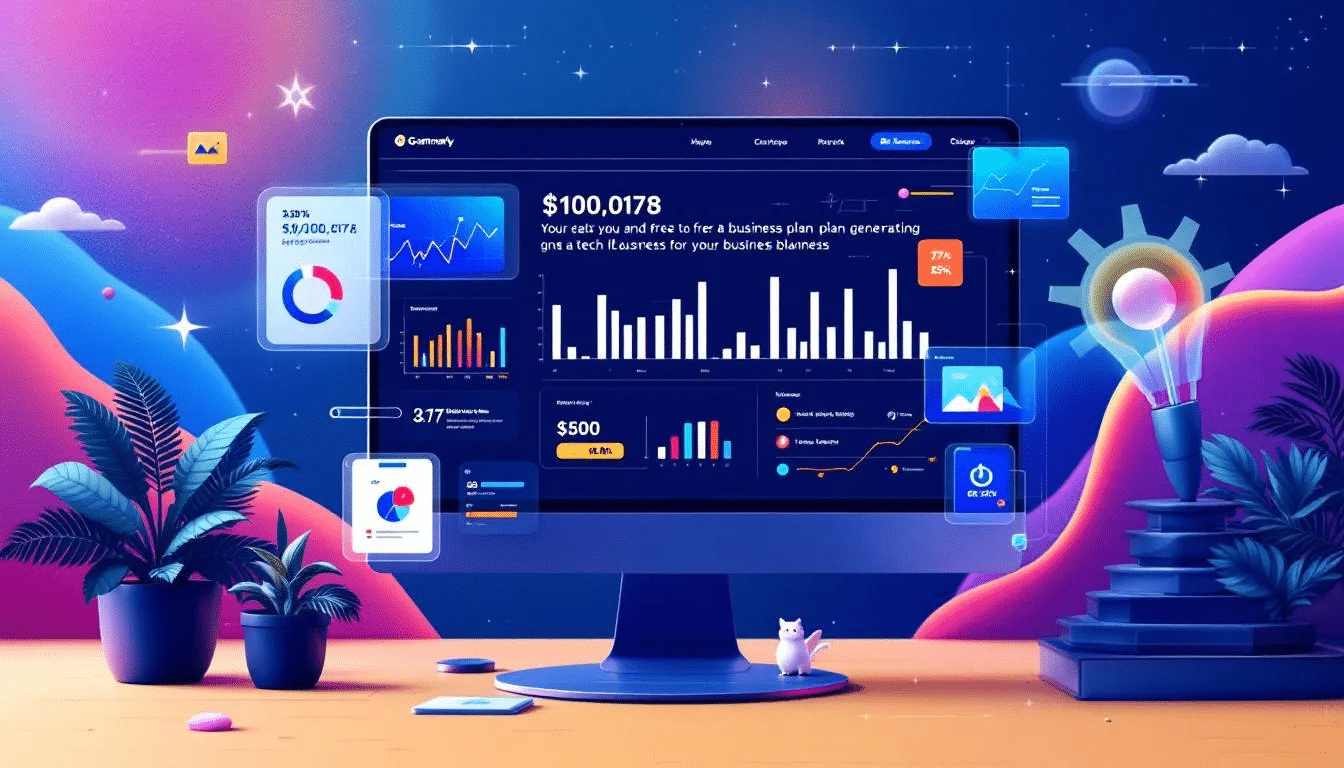 A budget-conscious user utilizing Grammarly's free AI business plan generator.