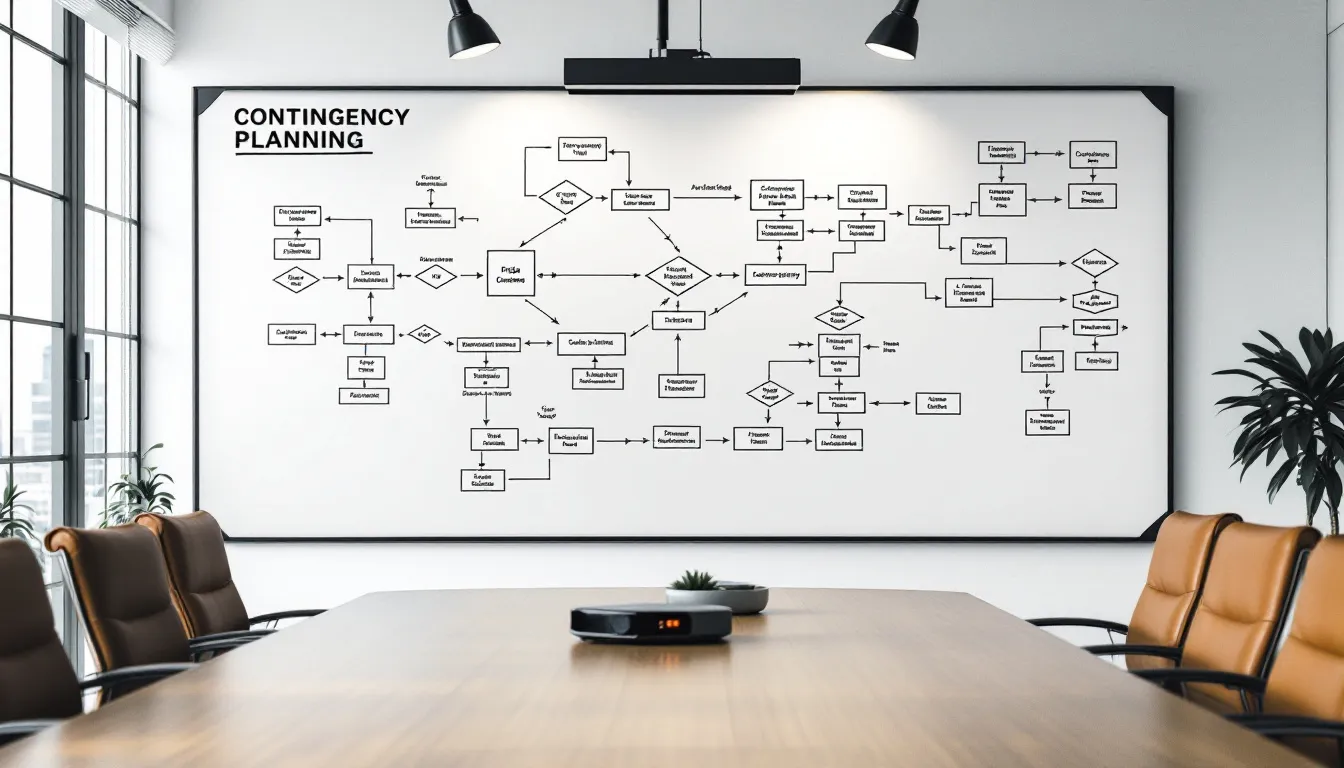 A visual comparison of contingency planning and other strategies.