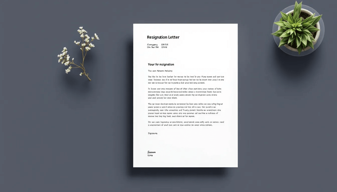 Key elements of a well-crafted resignation letter.