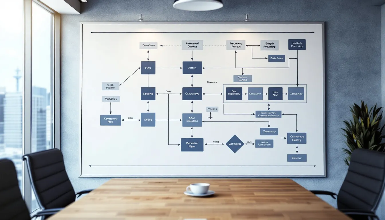 A chart displaying different types of contingency plans.