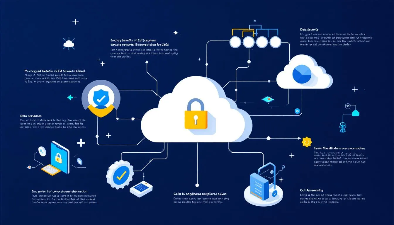 Benefits of EU Sovereign Cloud, focusing on enhanced data security.