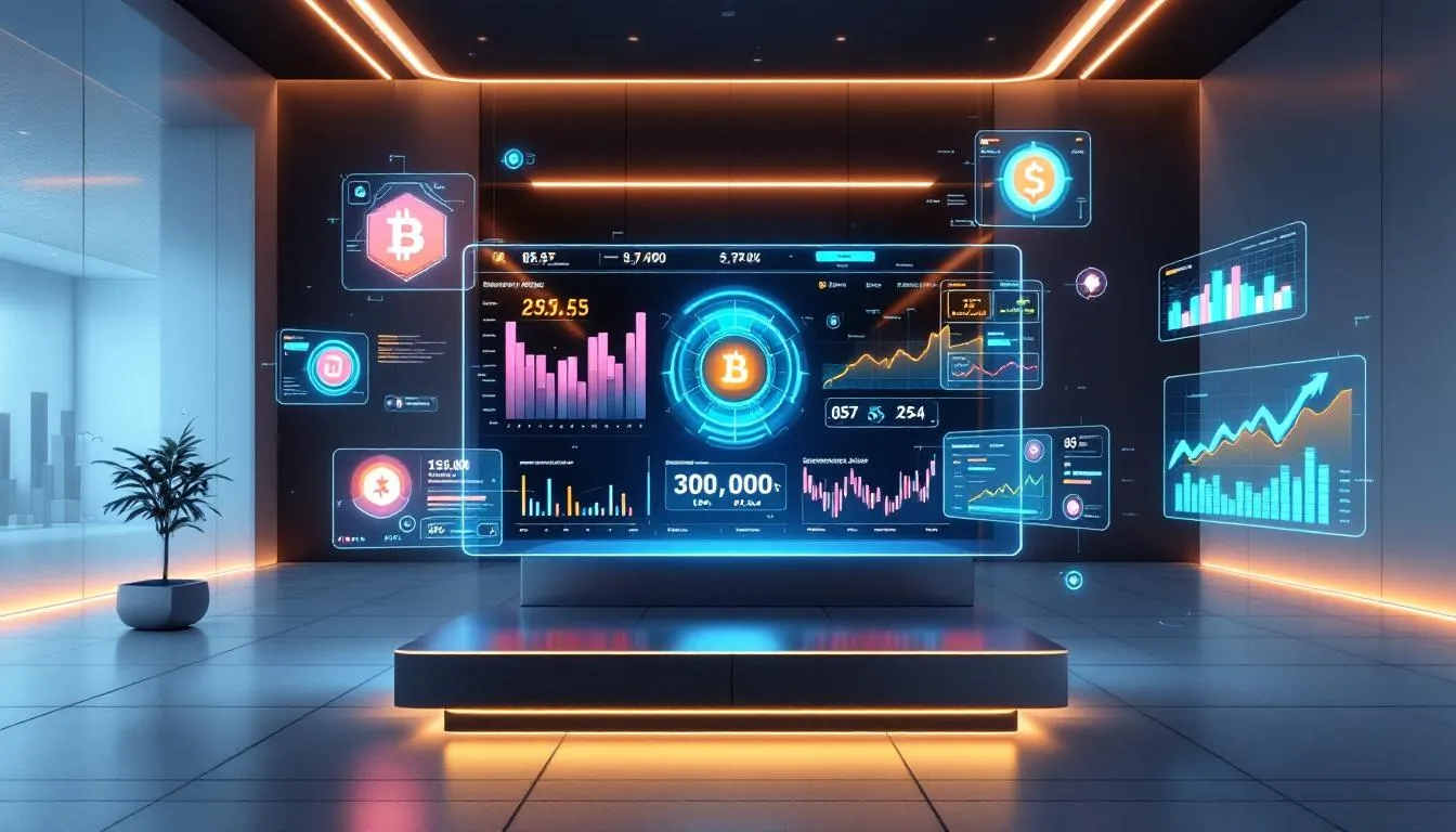 An overview of a crypto trading brokerage in action.