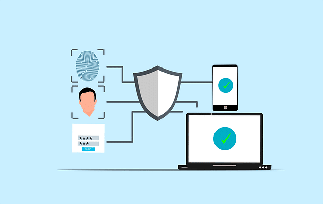 cybersécurité, sécurité, authentification, empreinte digitale, reconnaissance faciale, balayage facial, mot de passe, connexion, bouclier, protection, sécurité des données, sécurité du réseau, sécurité mobile, technologie, sécurité numérique, sécurité en ligne, contrôle d'accès, protection de la vie privée, protection des données, sécurité internet, accès sécurisé, bande dessinée